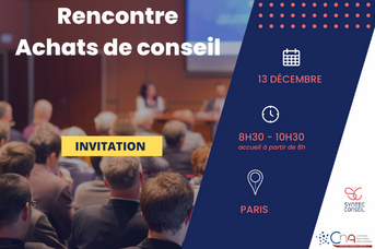 Syntec Conseil_Rencontre achats de conseil 2022